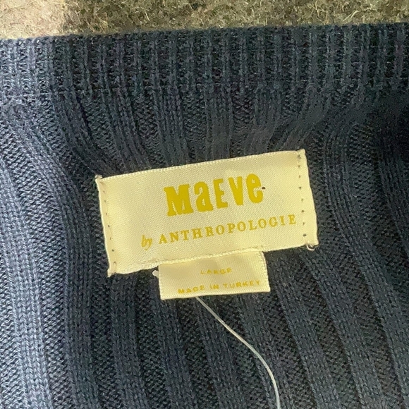 Maeve by Anthropologie Ribbed Button-Front Mini Dress - Size L - Picture 10 of 10